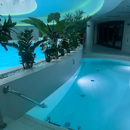 公寓 Hanza Tower - 22 Floor, Swimming Pool & 什切青