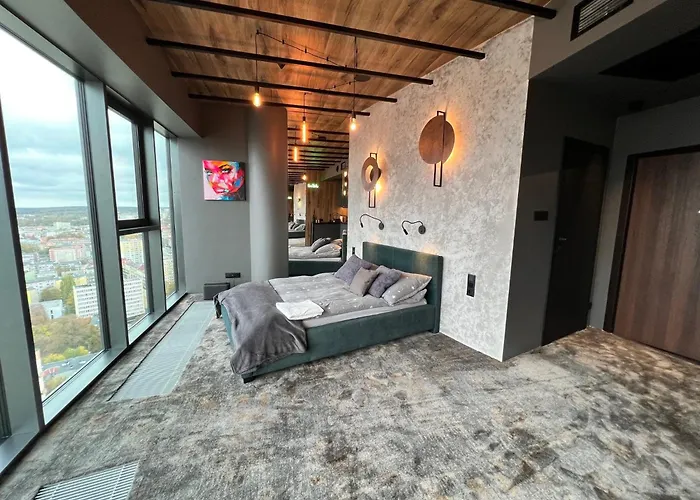 Apartment Hanza Tower - 22 Floor, Swimming Pool & Szczecin